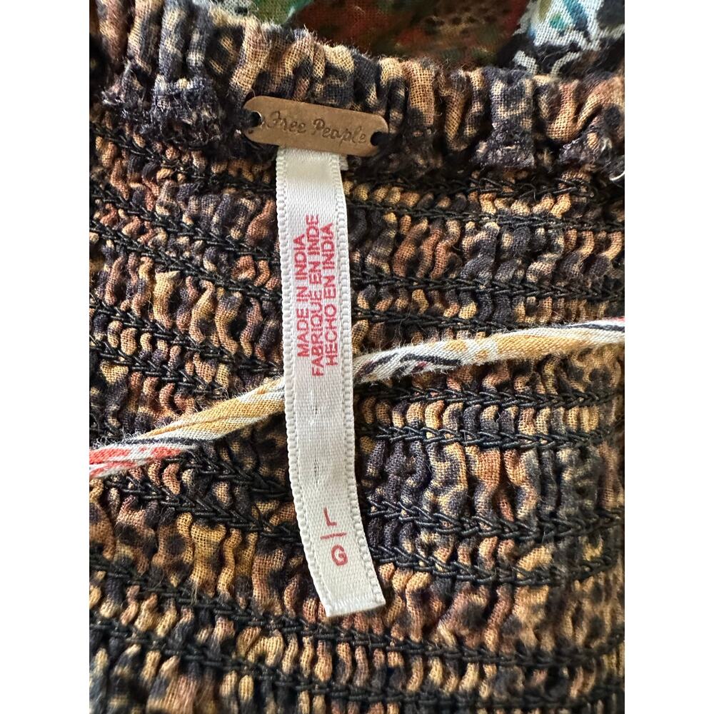 Free People Bohemian Gypsy Beachy Real Love Maxi Dress Twilight Combo Size Large - Picture 14 of 16